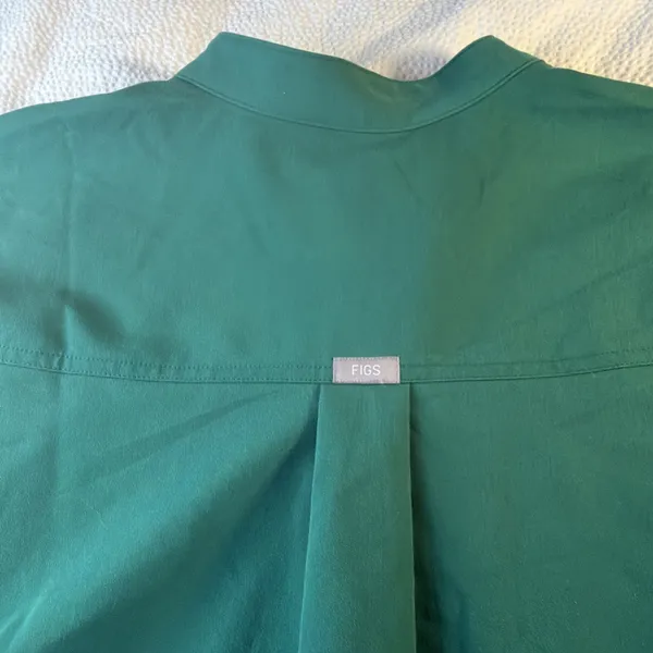 Figs Technical Collection Rafaella Oversized Scrub Top Size XL Pockets green - Image 5