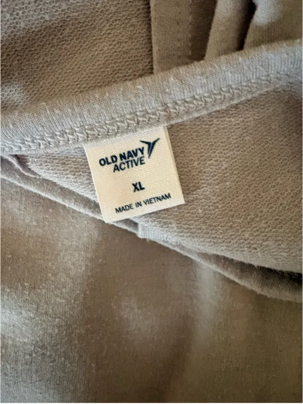 Old Navy Active Crisscross Open-Back Long-Sleeve Top Women's Size XL Grey - Image 5