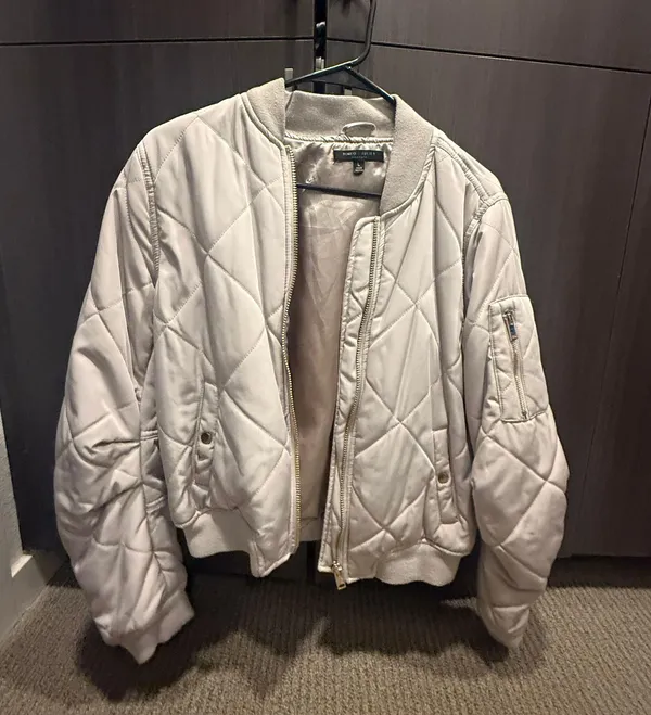 Bomber Type Jacket Gray Size M - Image 2