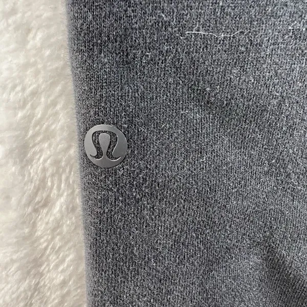 Lululemon Athletica 6 Scuba High Rise Jogger Fleece 28" Black Light Terry Cotton - Image 9