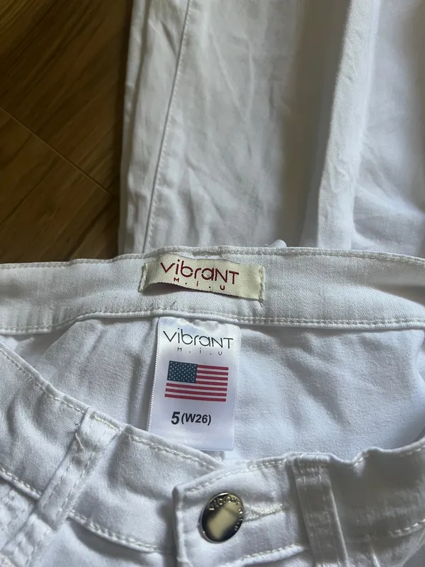 White Flare jeans Size 5 - Image 2