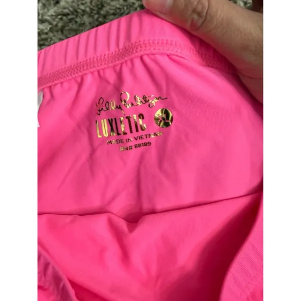 Lilly Pulitzer Meryl Luxletic Golf Dress Under Shorts Women’s XL Blossom Pink - Image 3