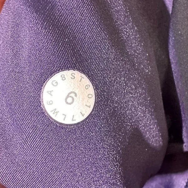 lululemon purple leggings with reflective logo dot - Image 7