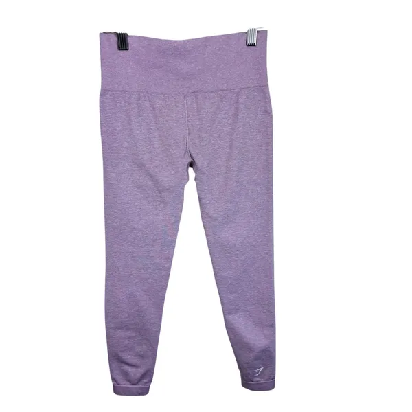 Gymshark Purple Mid Rise Compression Stretchy Activewear Capri Leggings Size‎ XS - Image 2