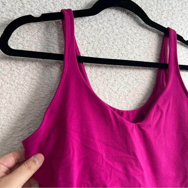 Lululemon‎ Women’s Align Tank Ripened Raspberry Bright Pink Purple Size 10 - Image 4