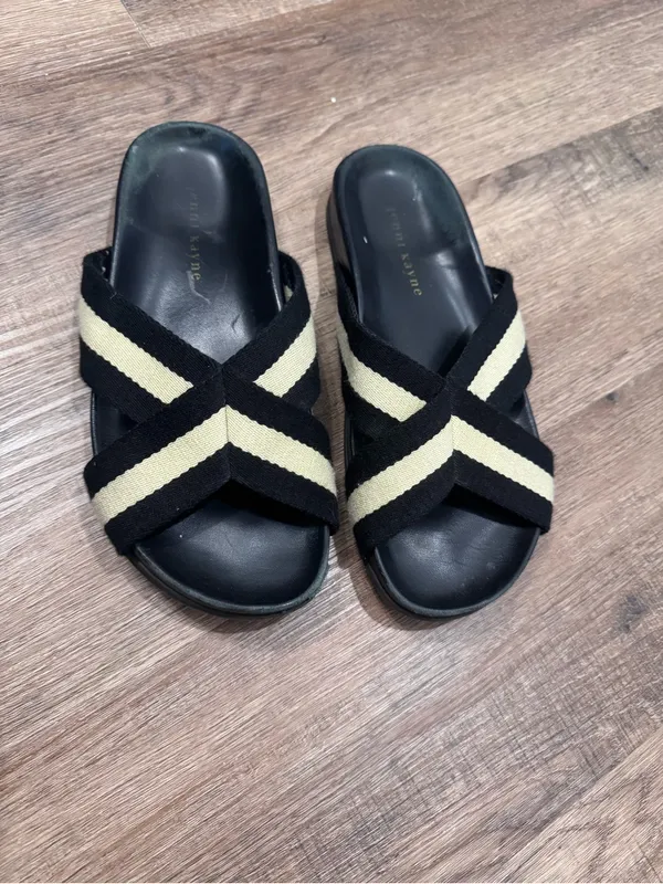 Jenni Kayne Cotton Crossover Sandals - Image 11