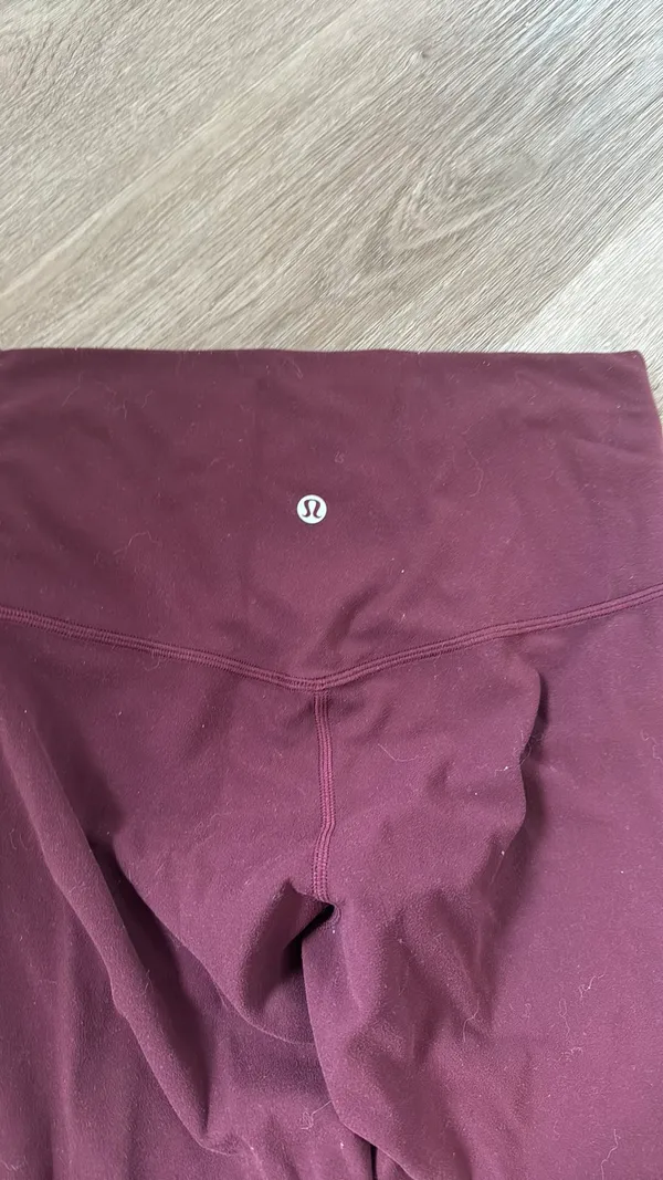 Maroon Lululemon Leggings Align - Image 4