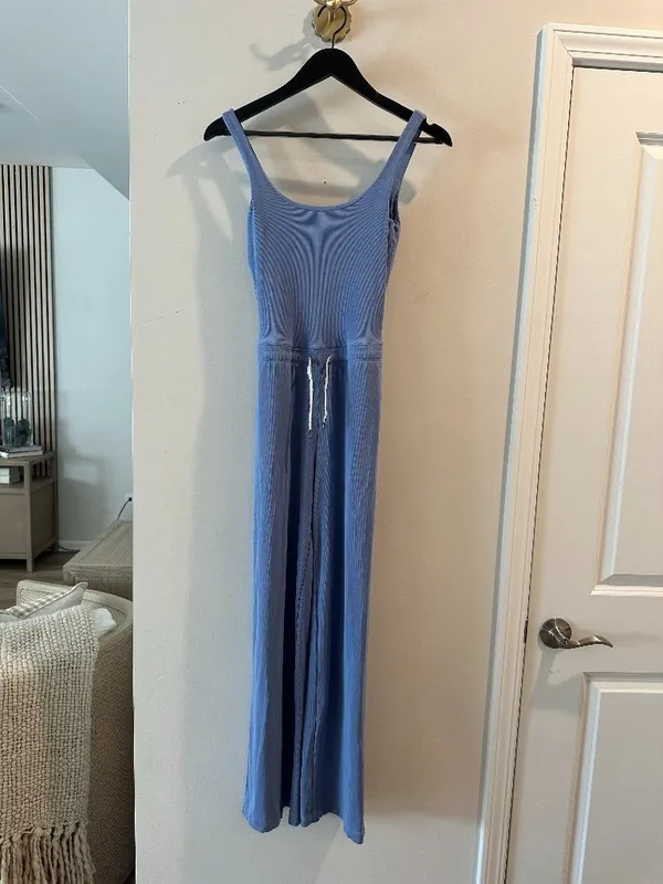 VUORI Pose Scoop Jumpsuit in Bluebell Size X-Small - Image 3