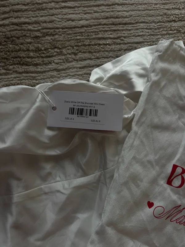 Beginning Boutique Dress White - Image 3