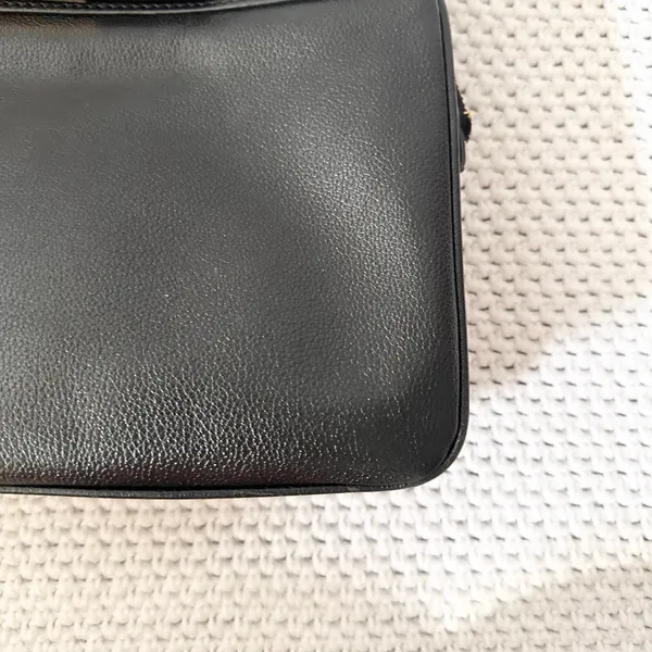 Kate Spade Black Leather Primrose Hill Zip Bow Darcy Leather Chain Shoulder Bag - Image 5