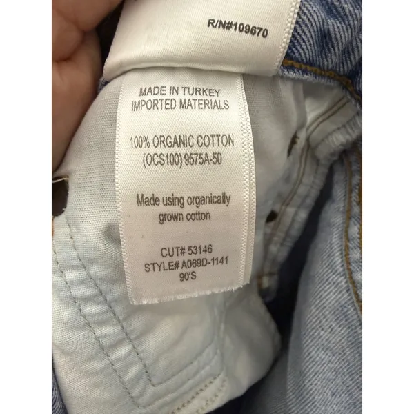 Agolde 90s straight jeans light wash size 27‎ - Image 8