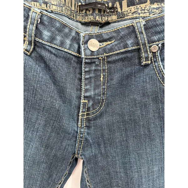 Oakley Dark Wash Blue Cotton Blend Bootcut Denim Jeans‎ Women's Size 6 - Image 5
