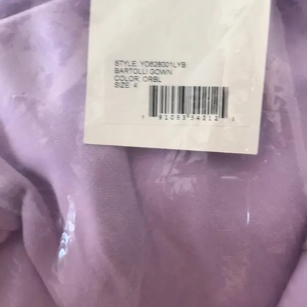 Likely Off Shoulder Gown Lavender Bridesmaids Wedding Gala Prom New With Tags - Image 4