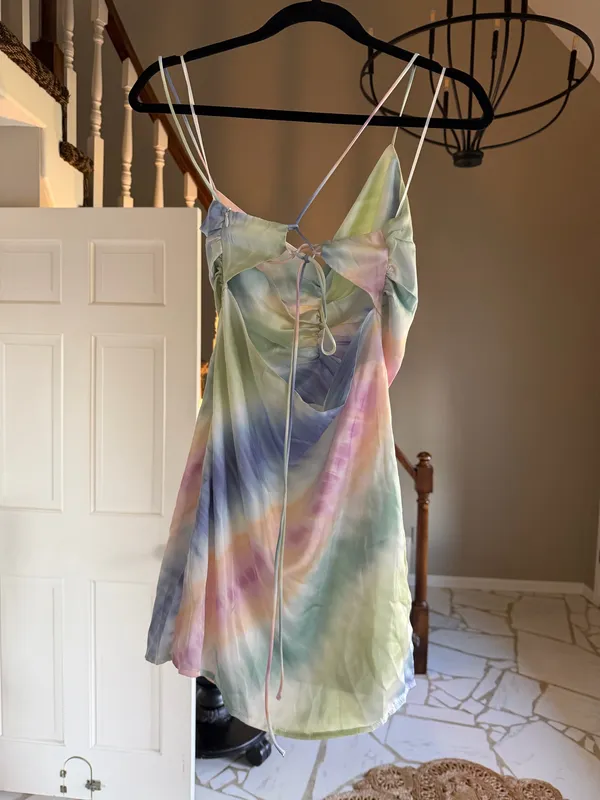 Princess Polly Rainbow Mini Dress - Image 3