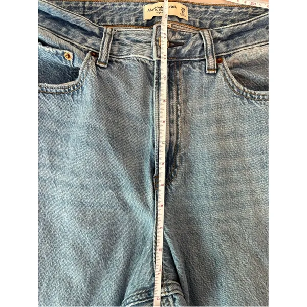 Abercrombie Curve Love Wide Leg Jeans 29/8 Long High Rise - Image 6