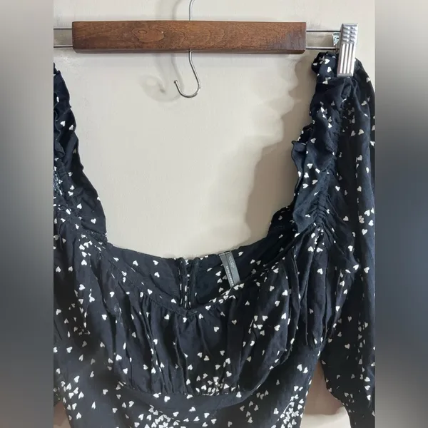 Anthropologie heart mini dress size xs - Image 11