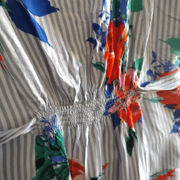 Maeve by Anthropologie Floral Striped Top - Image 5