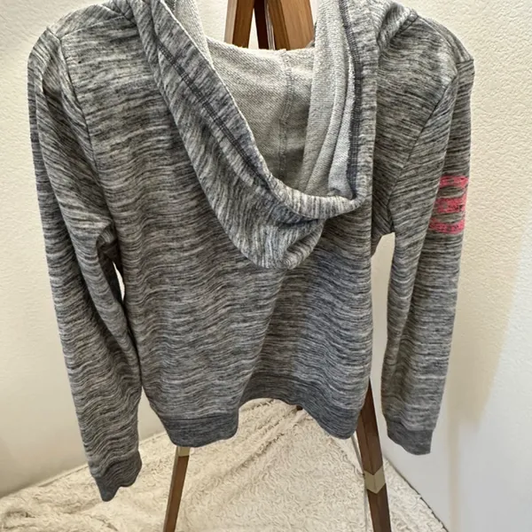 PINK Sweatshirt Gray Small - Image 2