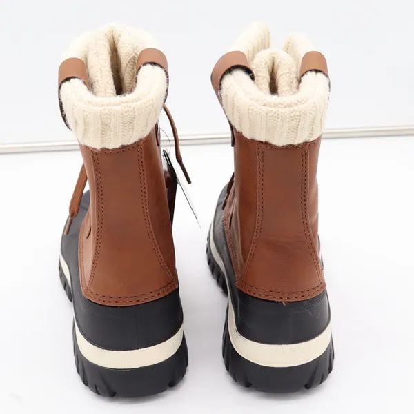 Lugz Duck Boots Womens 8 Tallulah Brown Black Water Resistant Faux Fur New - Image 6