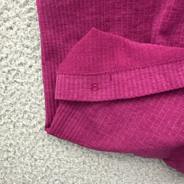 Lululemon Ebb To Street Tank Top Pomegranate Pink Athletic Athleisure Women's 8 - Image 5