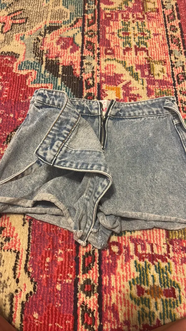 blue jeans skort - Image 4