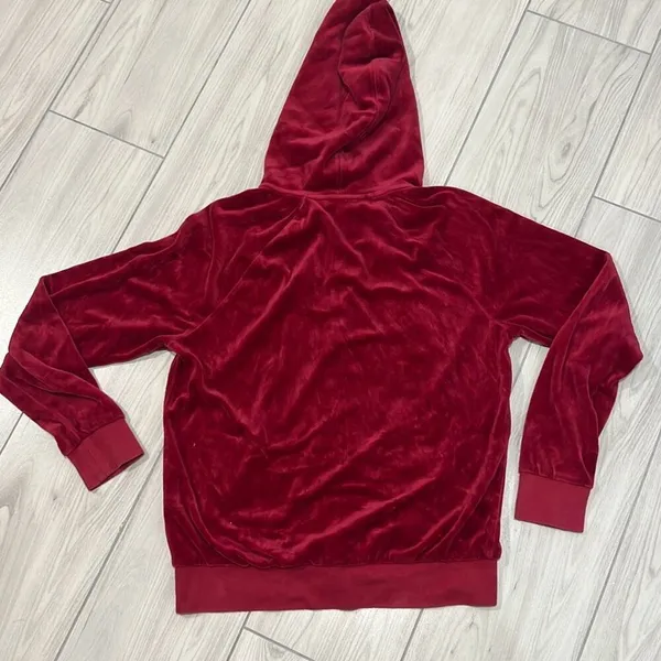 Juicy Couture Vintage Red Zipup‎ Size Medium - Image 3
