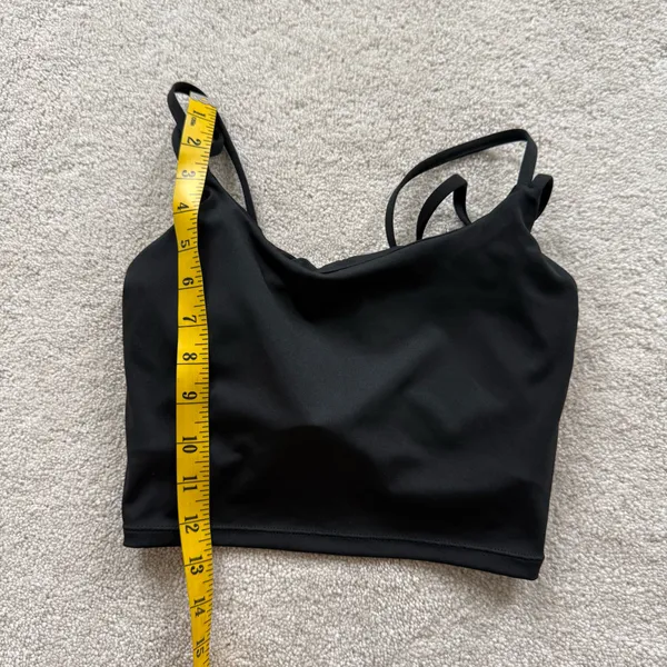 Gym Top Bustier Tank Top Blouse Cover Up Tee Straps Sport Tee Slim Fit Crop Top - Image 7