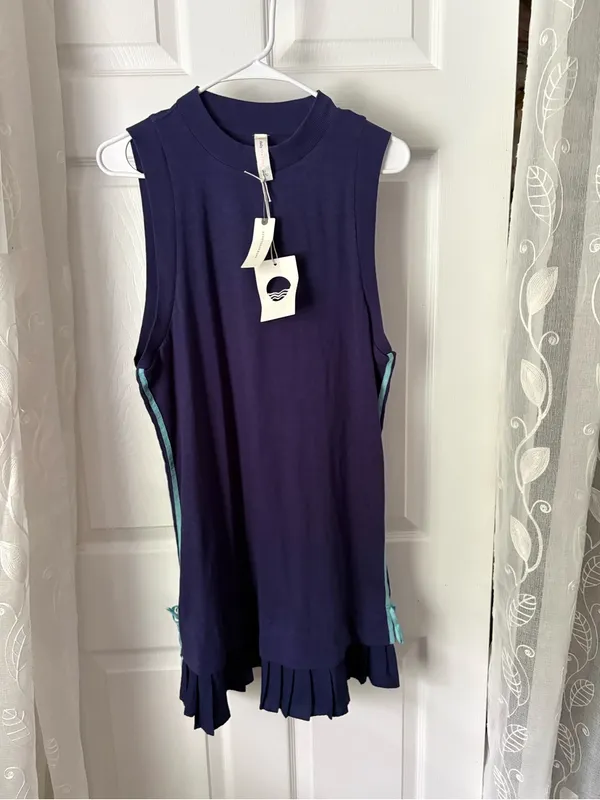 New Anthropologie Daily Practice Layer Up mini dress size S NWT cotton - Image 3