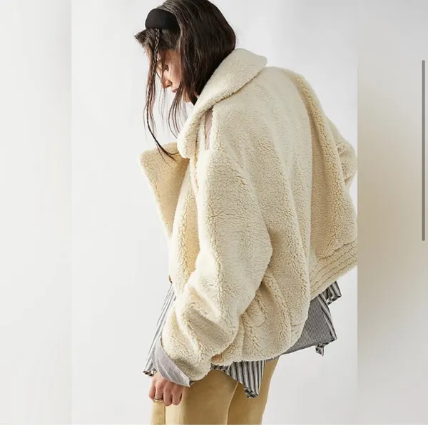 NWT ⭐️FREE PEOPLE⭐️ Joplin Cozy Jacket In‎ Ivory - Image 3
