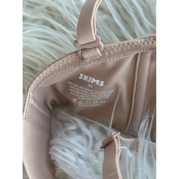 Skims Fits Everybody Strapless Bra Clay Size 30C - Image 6