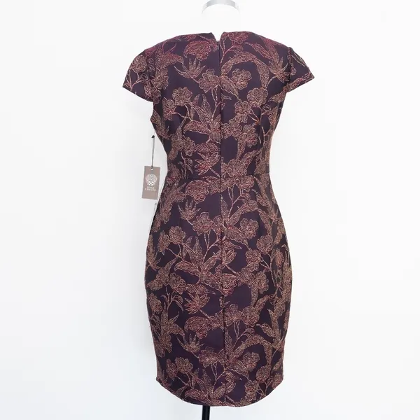 Vince‎ Camuto. Jacquard Embroidered Dress. - Image 4