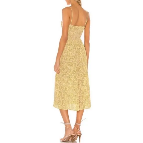 RESA Ashley‎ Midi in Honeysuckle revolve smocked dress Sz M - Image 2