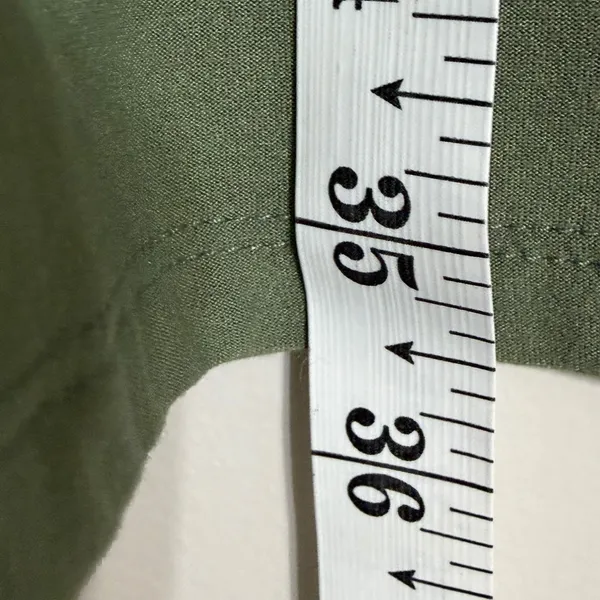 Mudd Womens Olive Green Mock Neck‎ Sleeveless A-Line Stretch Jersey Dress Small - Image 5