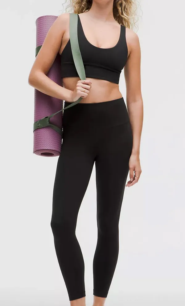 Lululemon Black Cropped Leggings - Image 2