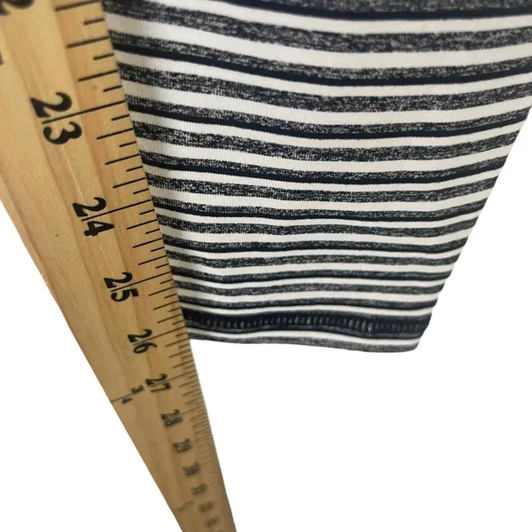 Mono B Small Black‎ Striped High Rise Monochrome Tiramisue Colorblock Leggings - Image 11