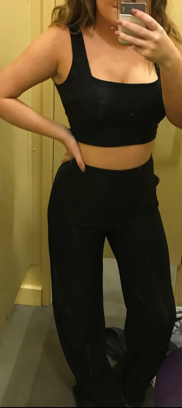 Windsor Black Sparkle Two Piece Set - Image 2