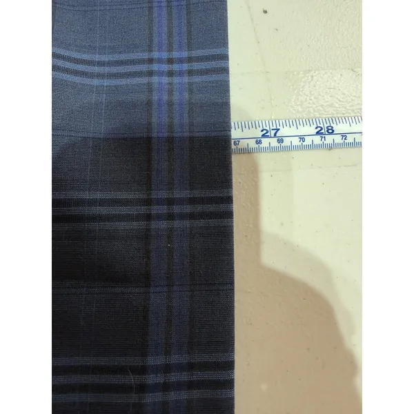 Banana Republic Pencil Skirt Womens 6 Blue Plaid Wool Blend Career Preppy NWT - Image 9