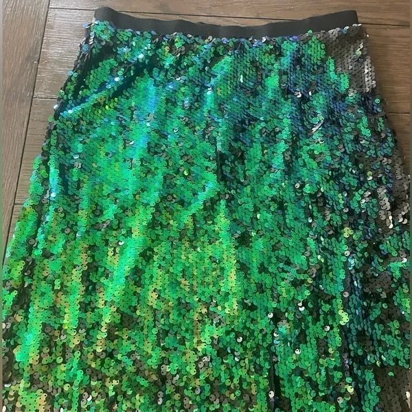Lucy Paris Green & black Sequin mermaid scales skirt mermaid core 🧜‍♀️ - Image 8