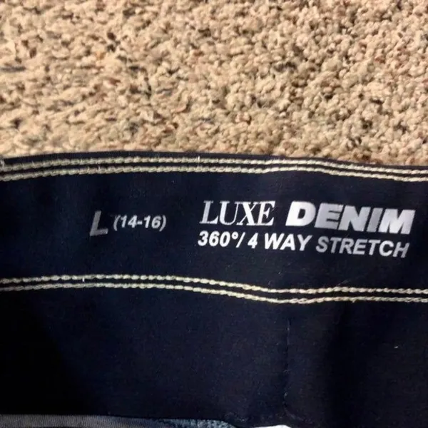 Luxe Denim Crop Jeans L (14-16) Used - Image 7