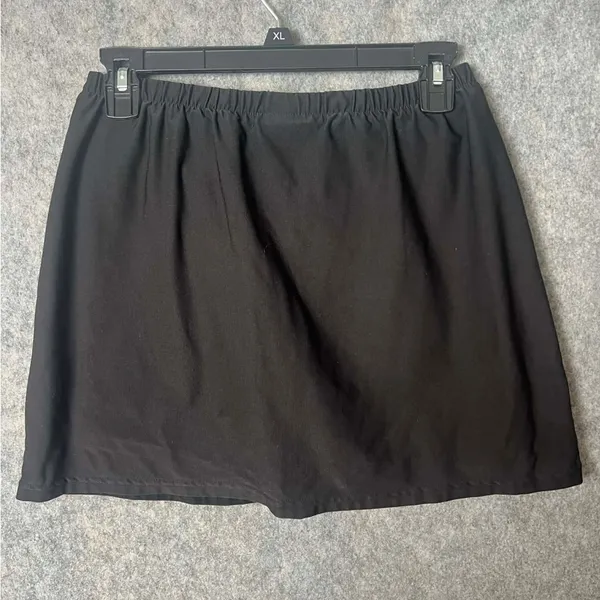Nike Vintage Wkman Medium‎ Black Mini Tennis athletic Skirt - Image 2