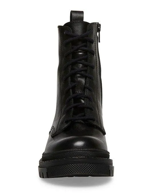 Black Leather Jamisyn Combat Boots - Image 3