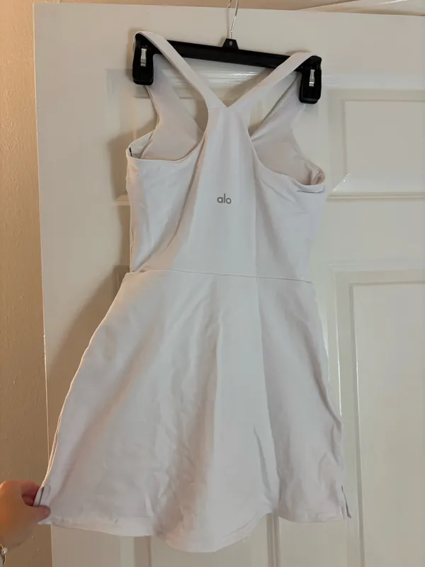 Alo Yoga Airbrush Real Dress White - Image 2
