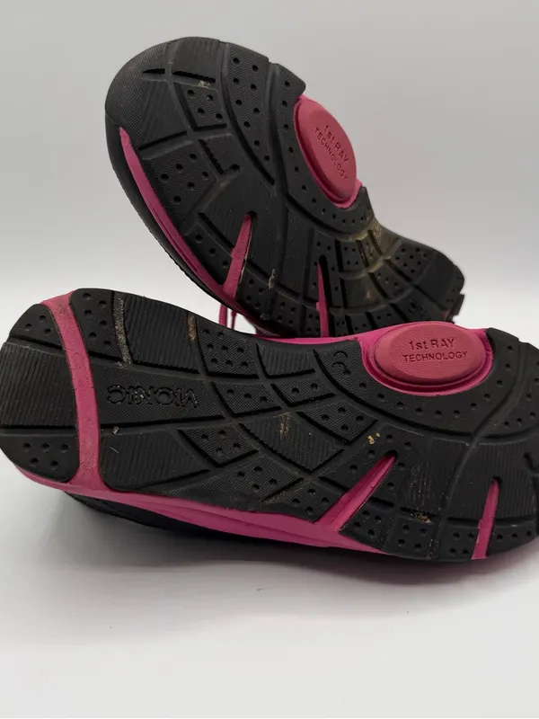 Vionic Kona Walking Shoes Womens 6.5 Wide Black Pink 1st Ray 43KONA 8552 - Image 6
