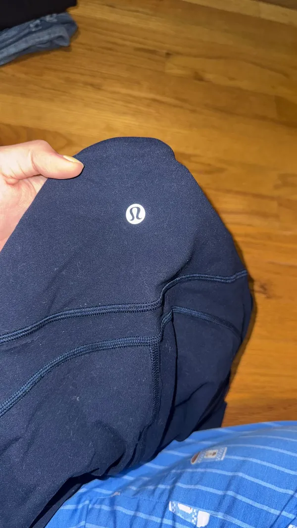 Lululemon Flare Groove Leggings Navy - Image 2