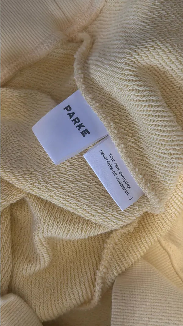 banana cream parke mockneck size l/xl - Image 3