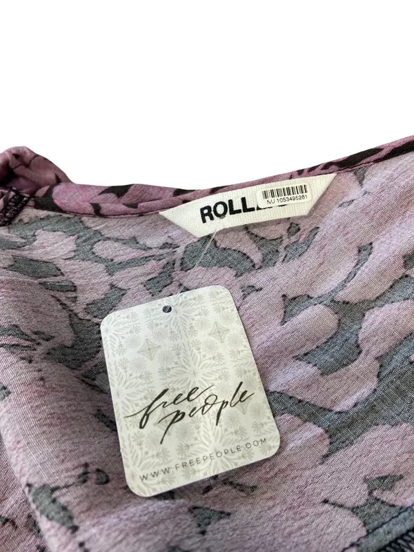 Free People Rollas Sophie Dress Pink Size L NWT Sold Out Boho Spring Cottagecore - Image 3