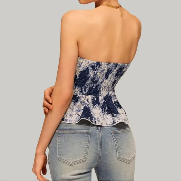 Lulus Poplin Strapless Top - Image 2