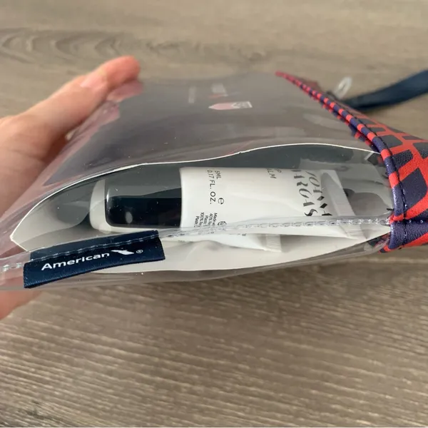 American Airlines FIFA Team USA World Cup Amenity Kit Clear Wristlet Bag Purse - Image 6