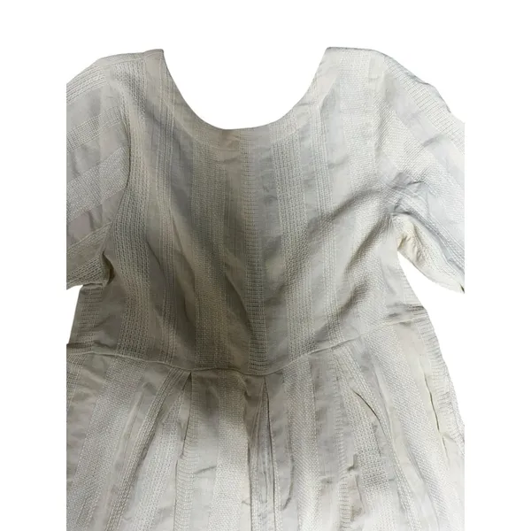 Free People Shiloh Cotton & Linen Jumpsuit‎ Summer Khaki Women's Size Medium - Image 3