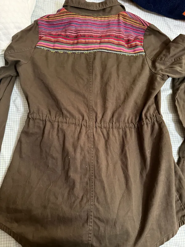 Iris Y2K style utility military jacket size Medium  - Image 3
